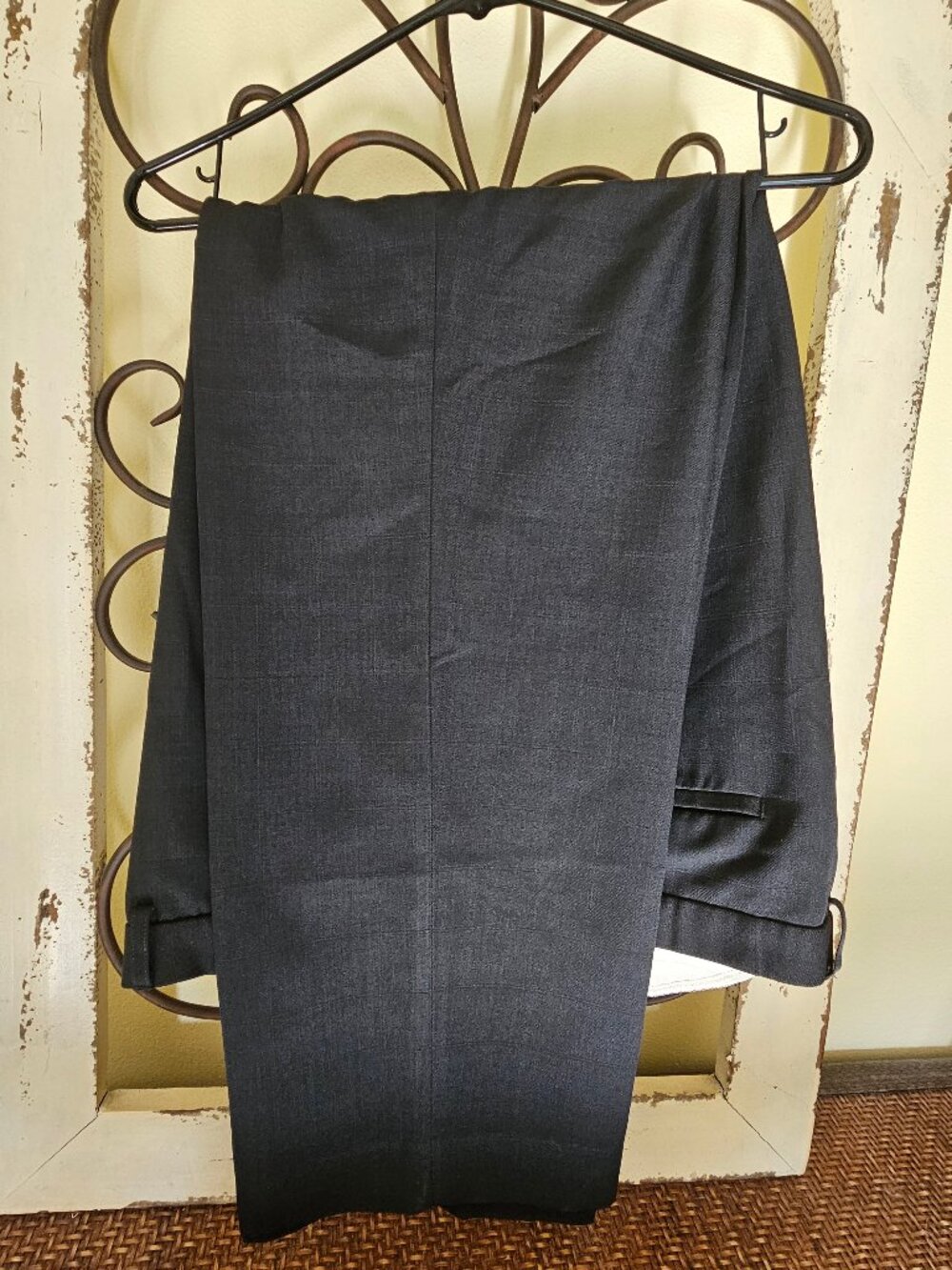 MARKS & SPENCER Tailoring Men`s Navy Blue crease Resistant Dress Pants 44-33